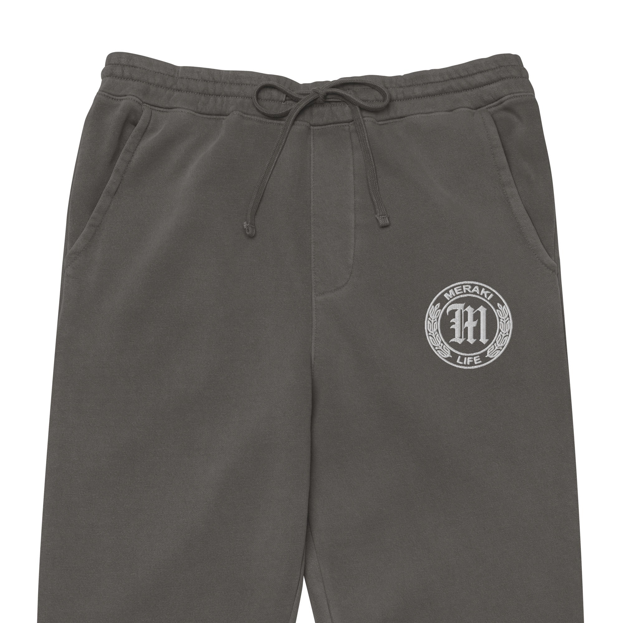 Coin Logo pigment-dyed sweatpants - Meraki 4 Life