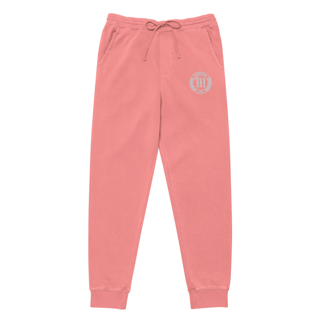 Coin Logo pigment-dyed sweatpants - Meraki 4 Life