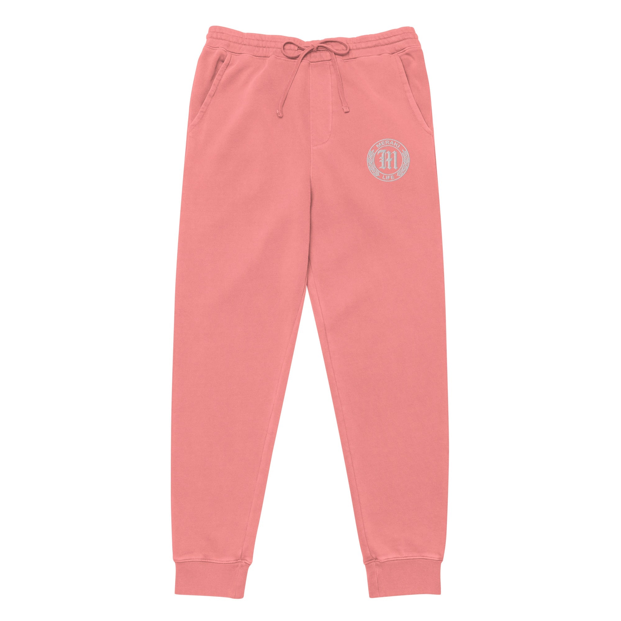 Coin Logo pigment-dyed sweatpants - Meraki 4 Life