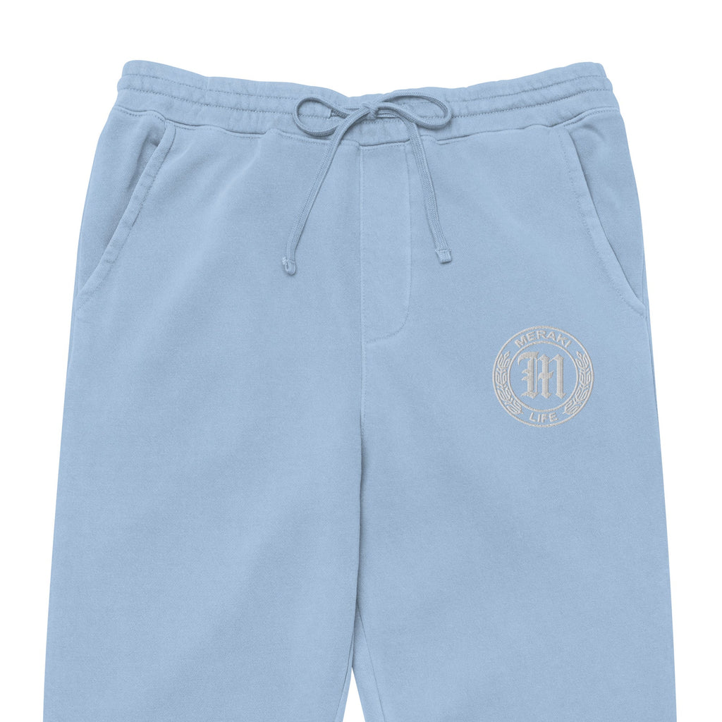 Coin Logo pigment-dyed sweatpants - Meraki 4 Life