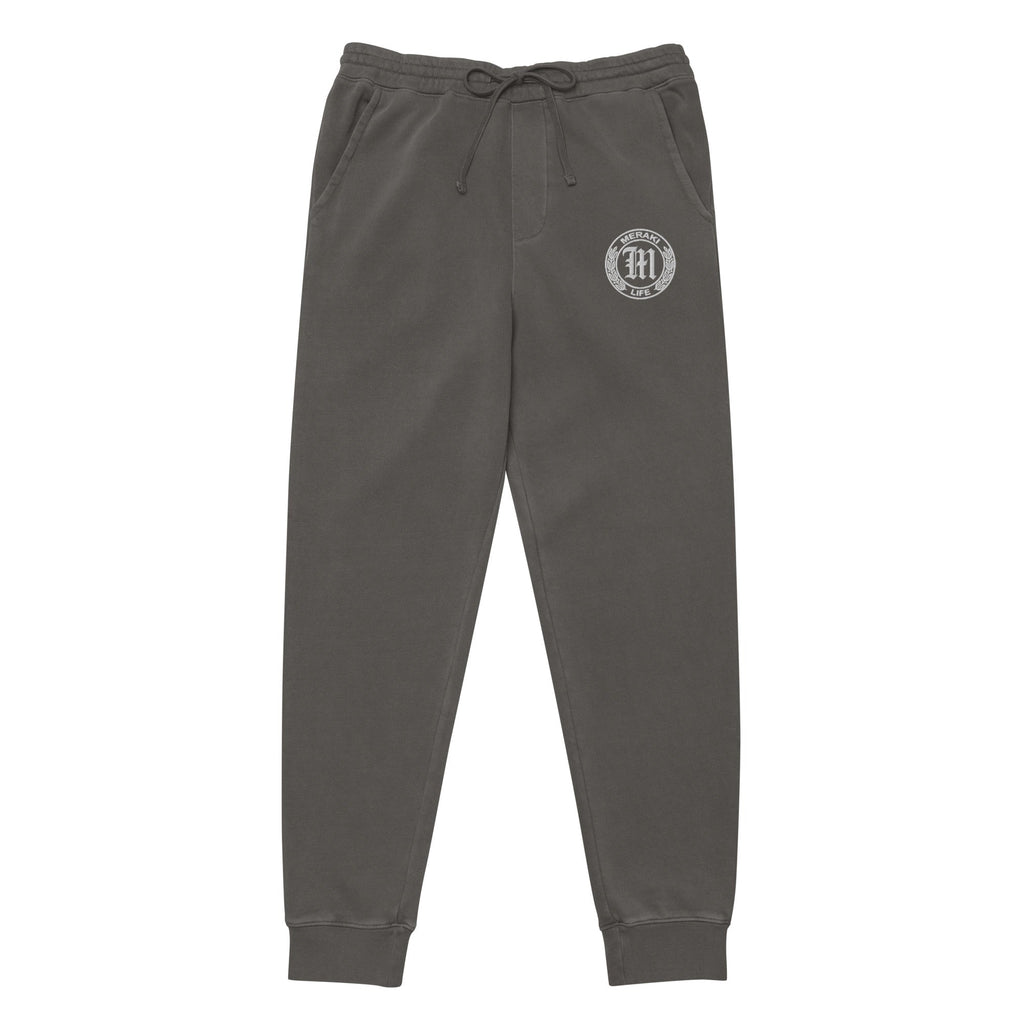 Coin Logo pigment-dyed sweatpants - Meraki 4 Life