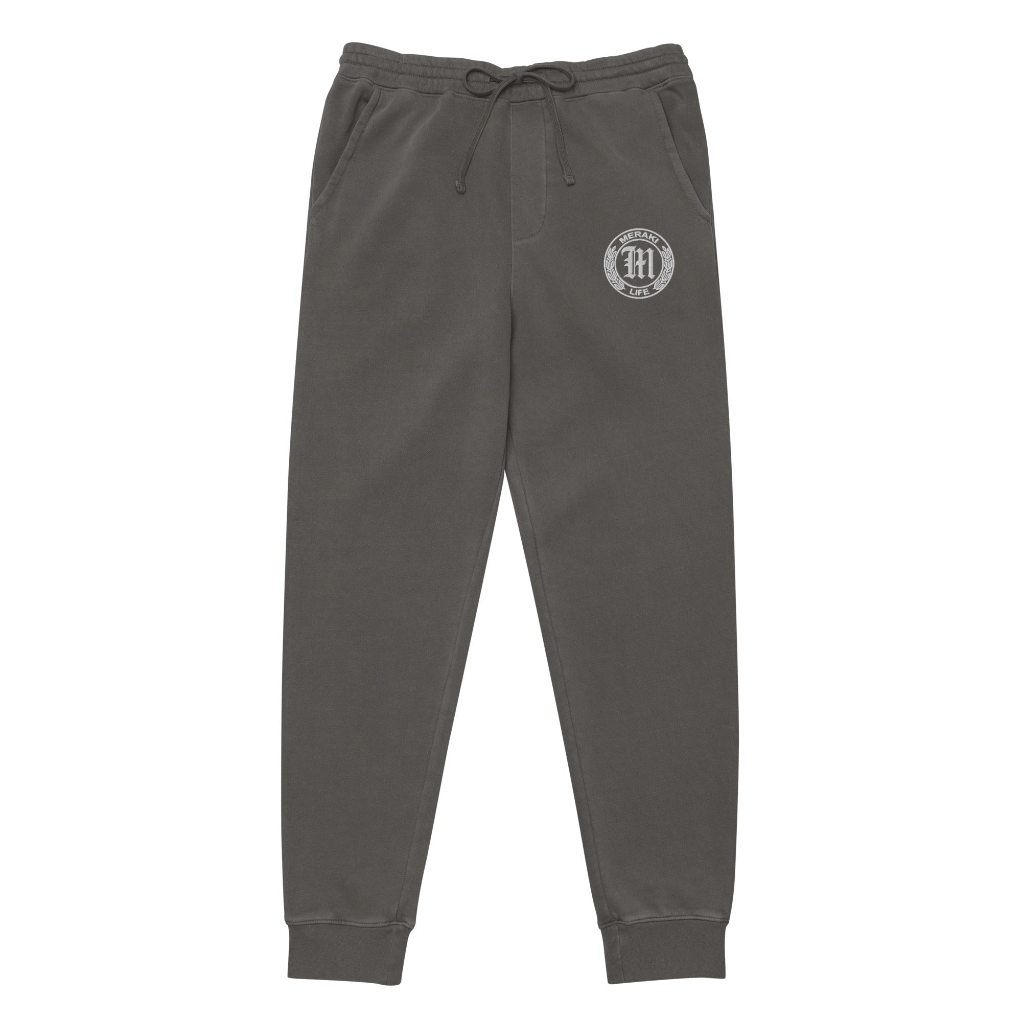 Coin Logo pigment-dyed sweatpants - Meraki 4 Life