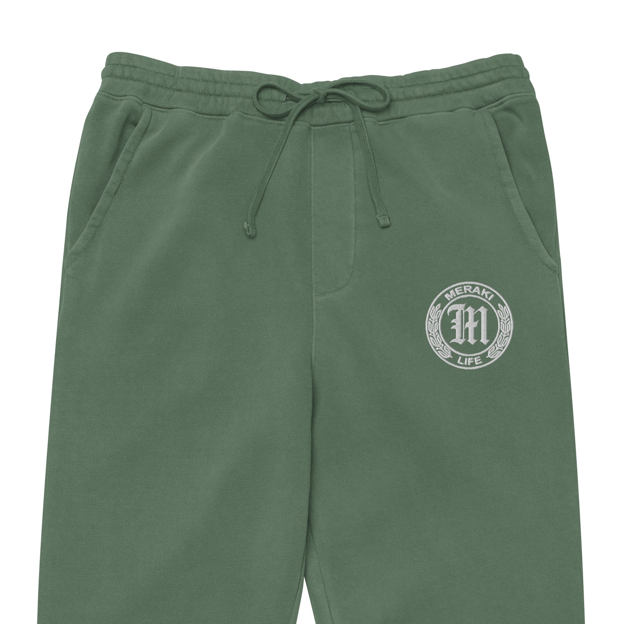 Coin Logo pigment-dyed sweatpants - Meraki 4 Life