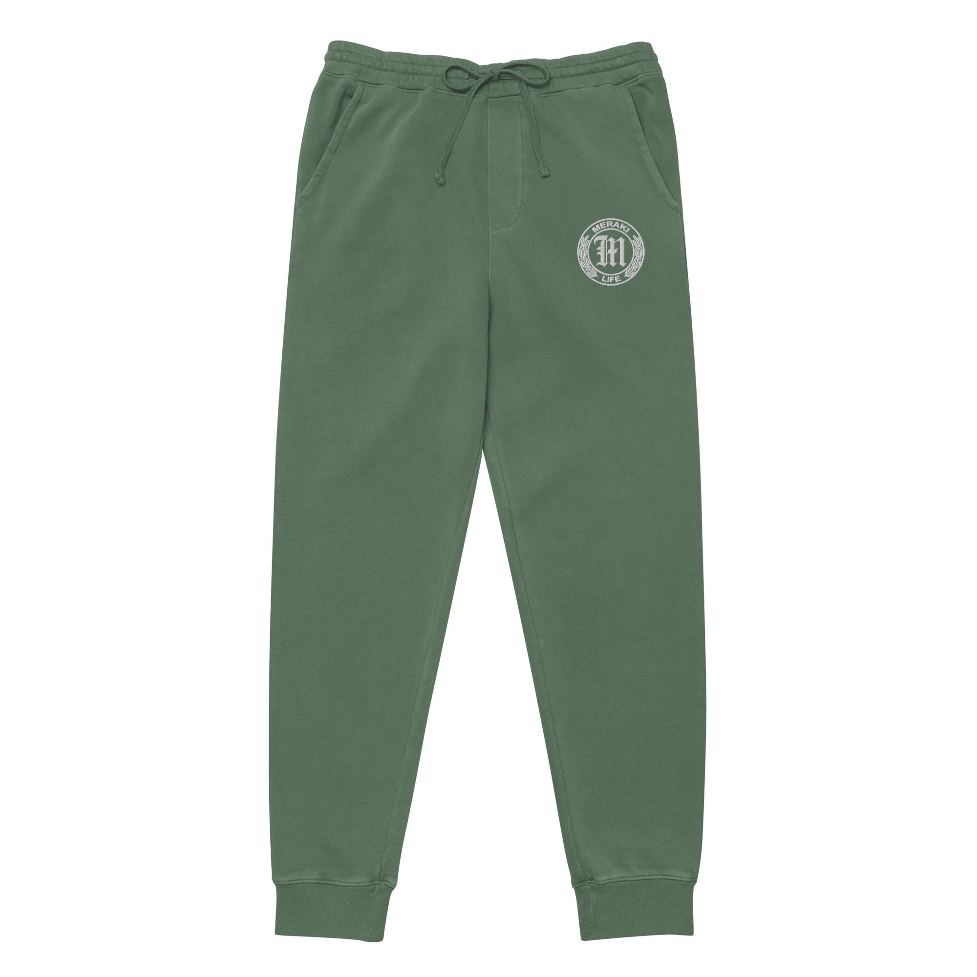 Coin Logo pigment-dyed sweatpants - Meraki 4 Life