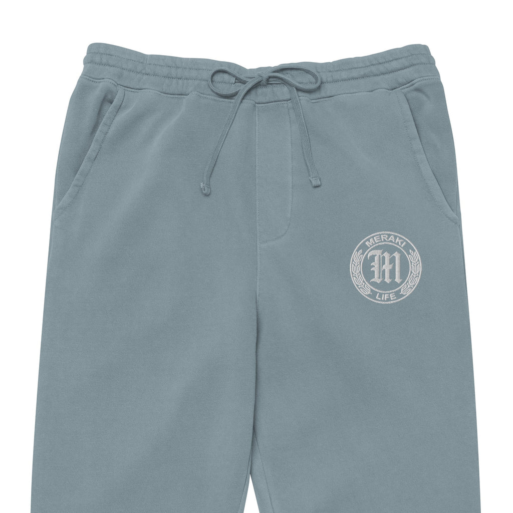 Coin Logo pigment-dyed sweatpants - Meraki 4 Life