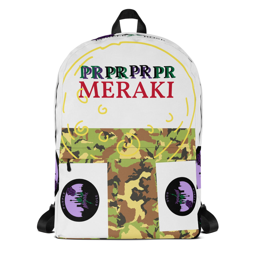 Meraki Purple Rose Backpack 1 - Meraki 4 Life