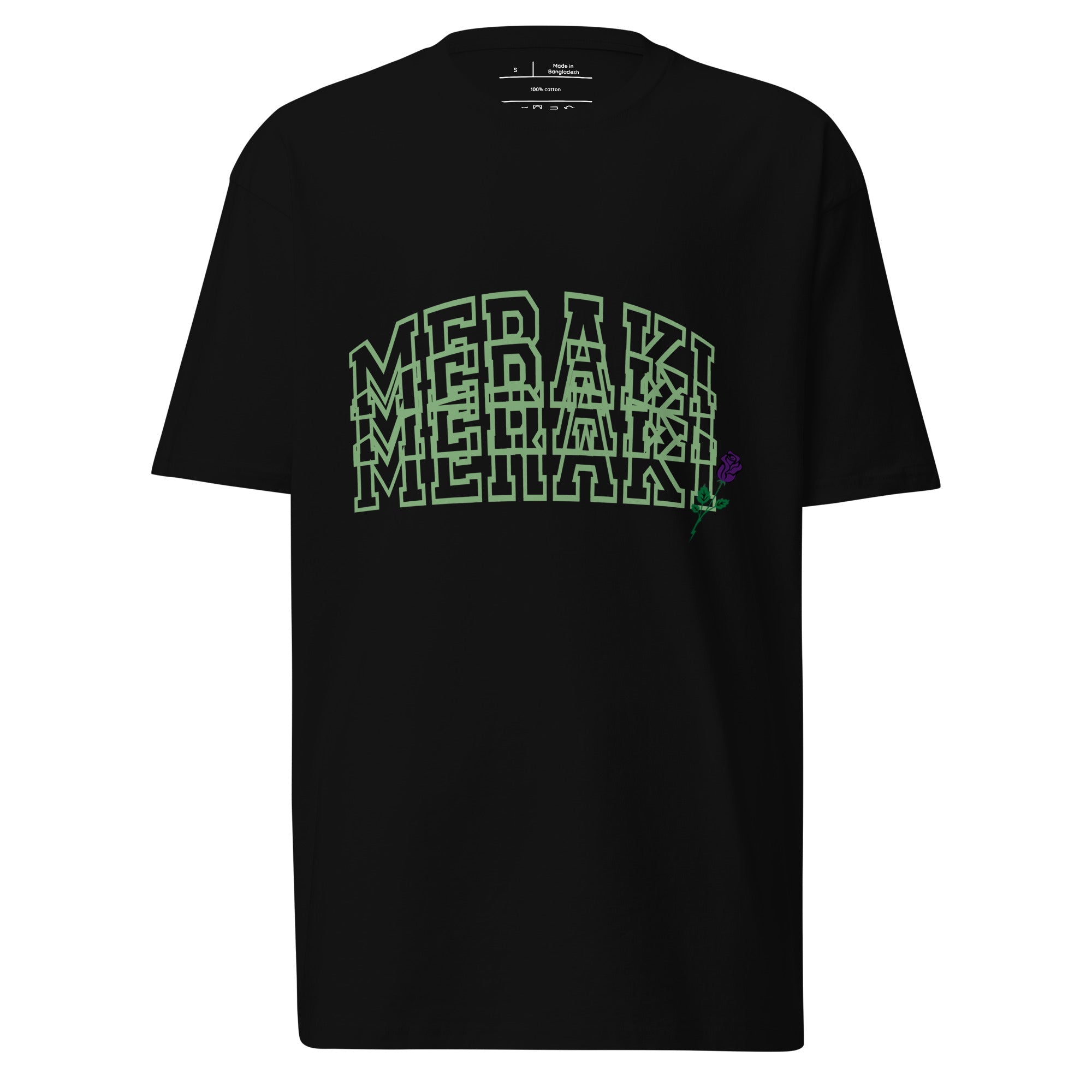 Meraki Purple Rose Men’s Lifestyle tee - Meraki 4 Life