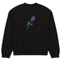 Meraki Purple Rose Oversized heavyweight sweatshirt - Meraki 4 Life