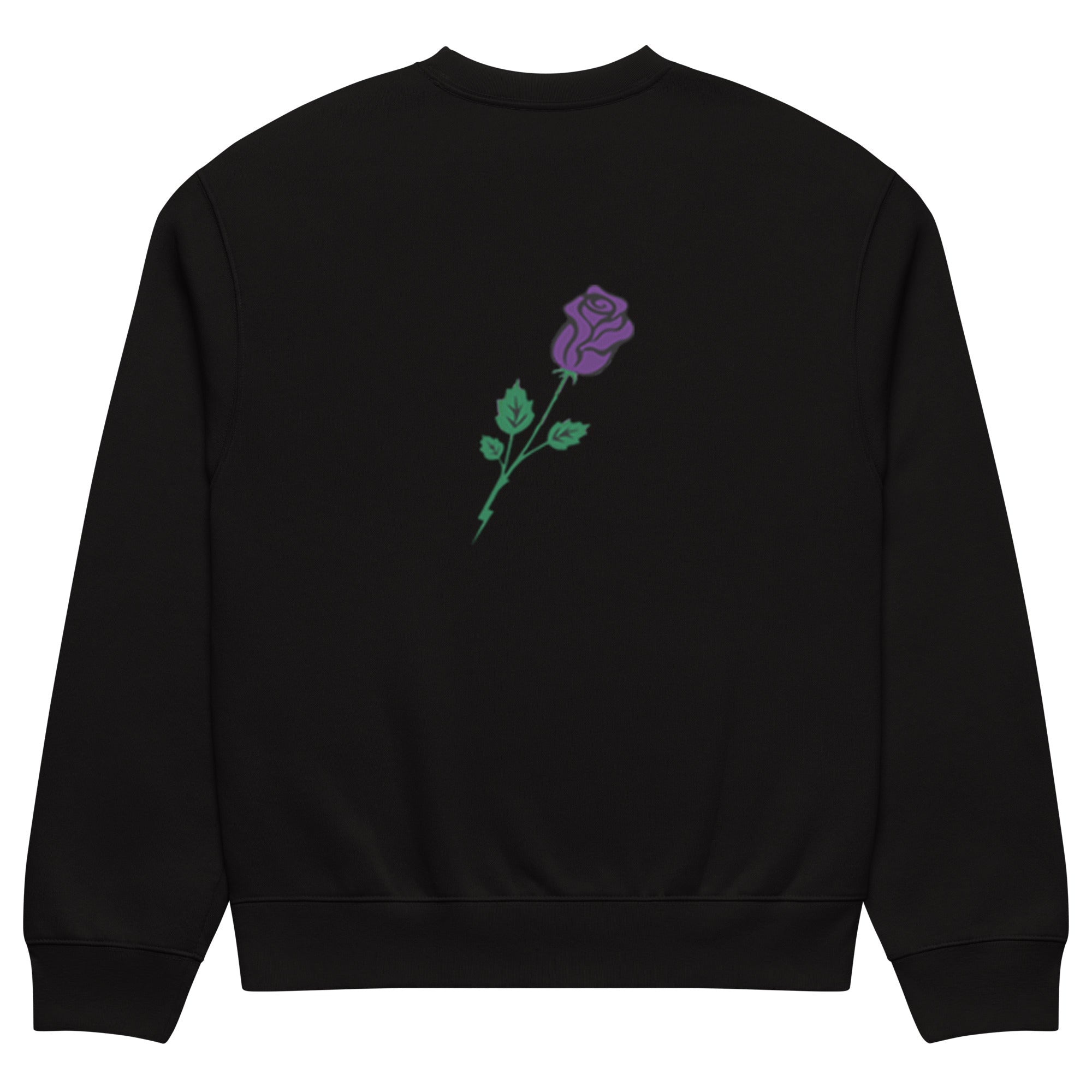 Meraki Purple Rose Oversized heavyweight sweatshirt - Meraki 4 Life