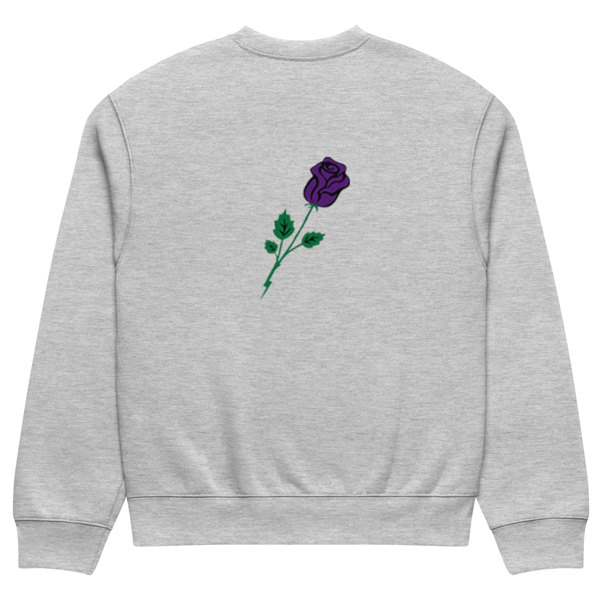 Meraki Purple Rose Oversized heavyweight sweatshirt - Meraki 4 Life
