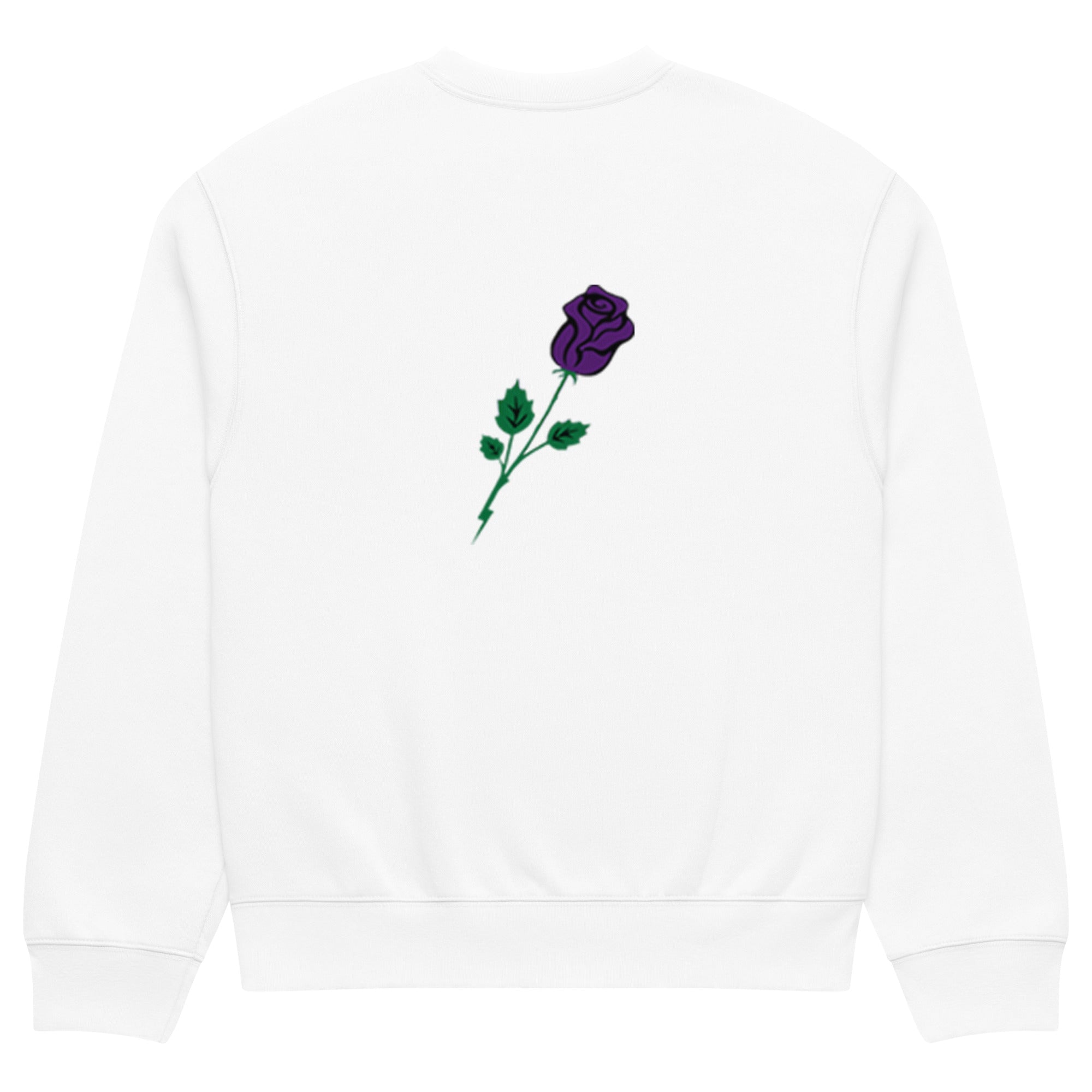 Meraki Purple Rose Oversized heavyweight sweatshirt - Meraki 4 Life